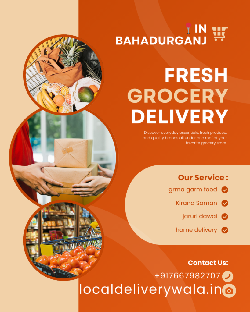 orange modern grocery store promotion instagram post